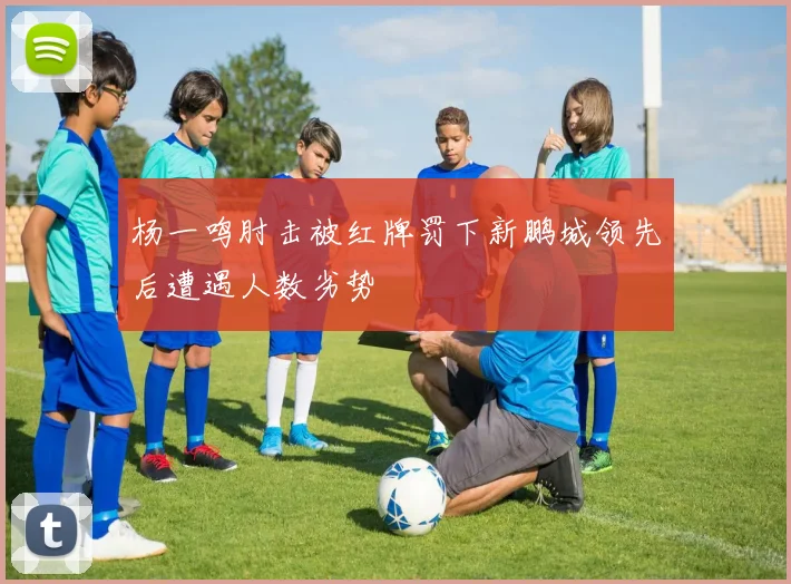 杨一鸣肘击被红牌罚下新鹏城领先后遭遇人数劣势